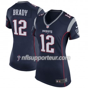Maillot Femme New England Patriots Tom Brady 12 Nike Navy 